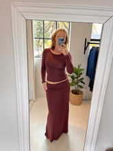 Load image into Gallery viewer, Jasmine Skirt in Chocolate