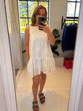 Load image into Gallery viewer, Babydoll Dress in Cotton Waterlily Anglaise