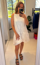 Load image into Gallery viewer, Babydoll Dress in Cotton Waterlily Anglaise
