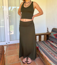 Load image into Gallery viewer, Jasmine Skirt in Military Green