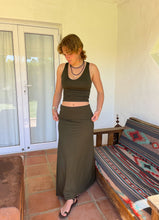 Load image into Gallery viewer, Jasmine Skirt in Military Green
