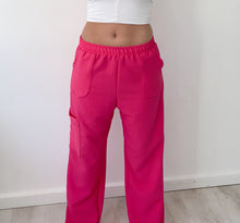 Load image into Gallery viewer, Cargo pants in Hot Pink - ON SALE