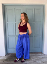 Load image into Gallery viewer, Cassia Drawstring Pants in Blue

