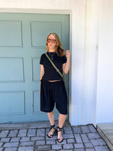Load image into Gallery viewer, Cassia Drawstring Shorts in Black
