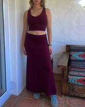 Load image into Gallery viewer, Jasmine Skirt in Port
