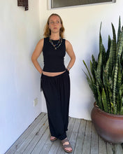Load image into Gallery viewer, Cassia Drawstring Pants in Black
