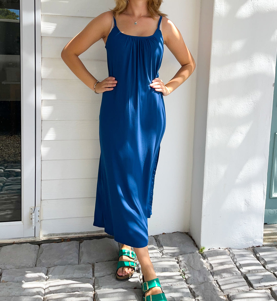 Gracie Dress in Indigo