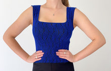 Load image into Gallery viewer, Vegas top in Cobalt sparkle - ON SALE
