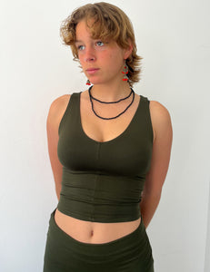 Daisy Tank in Military Green