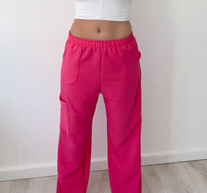 Cargo pants in Hot Pink - ON SALE