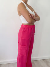 Load image into Gallery viewer, Cargo pants in Hot Pink - ON SALE
